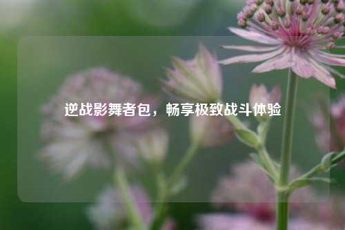 逆战影舞者包，畅享极致战斗体验