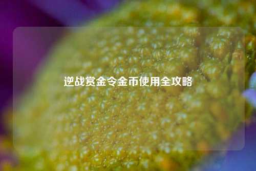 逆战赏金令金币使用全攻略