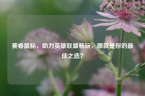 赛睿鼠标，助力英雄联盟畅玩，哪款是你的最佳之选？